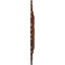Ekena Millwork Orrington Medallion (Canopies up to 6 1/4"), 22"OD x 6 1/4"ID x 1 3/4"P, Burnished Mahogany Crackle CM22ORBMC - alternate 3